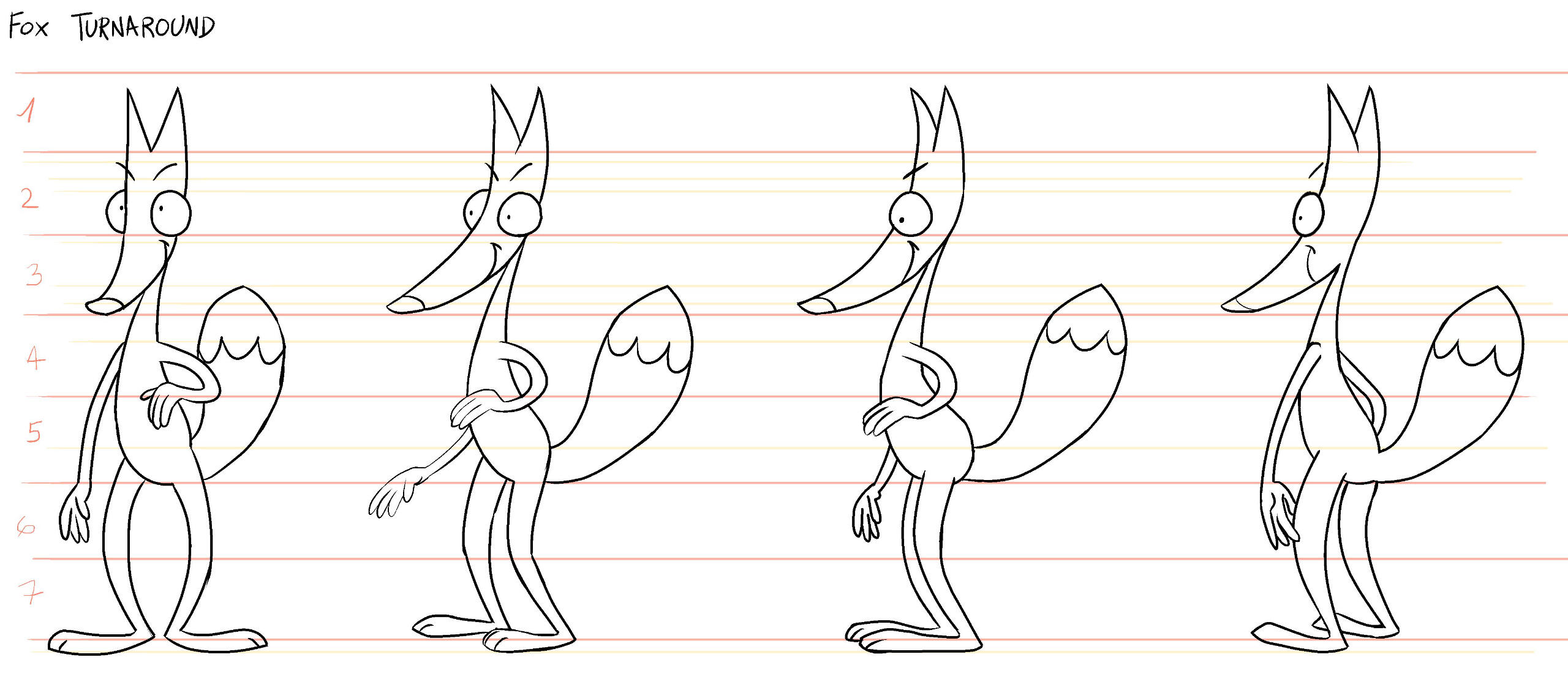 Character turnaround