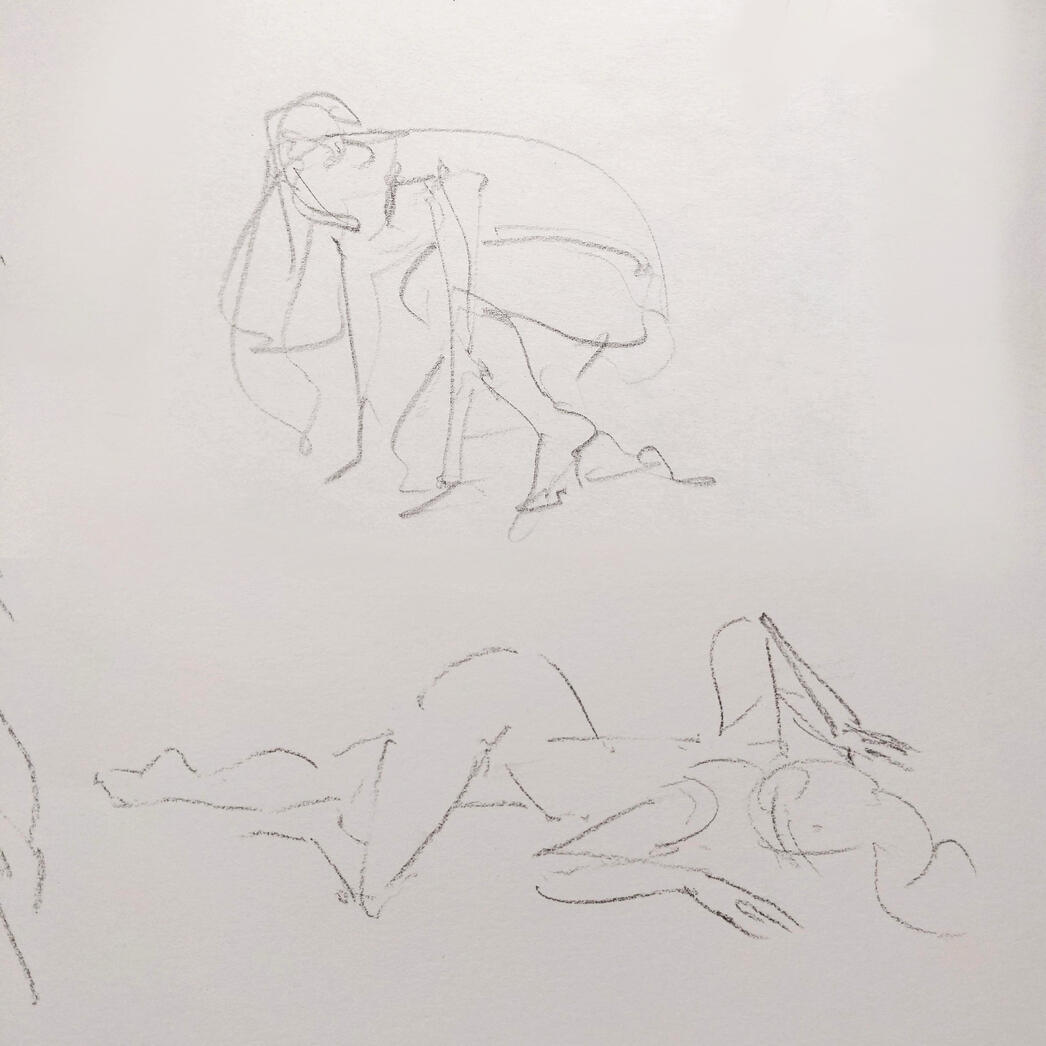 30 seconds figure drawing