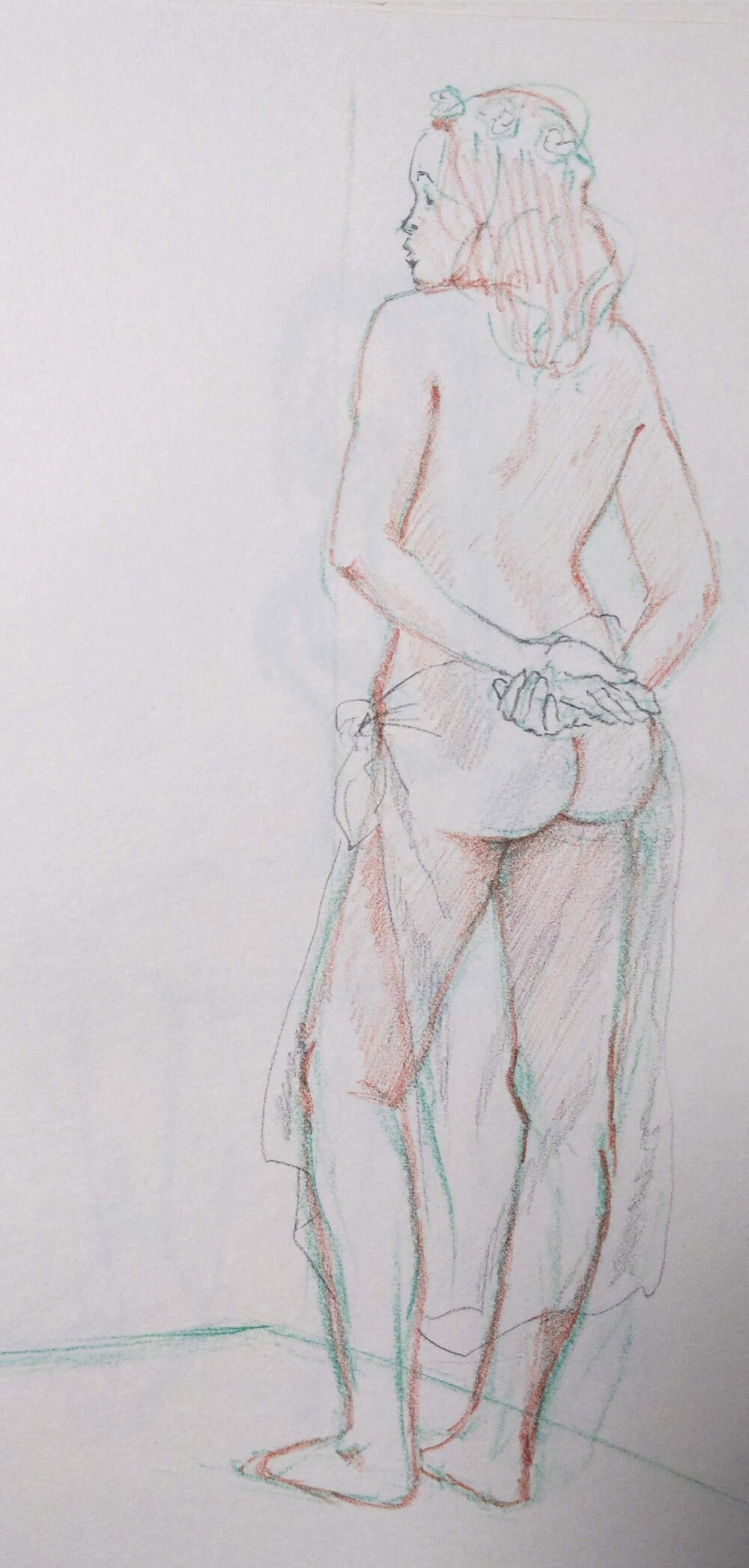 Life drawing, 20 minutes pose