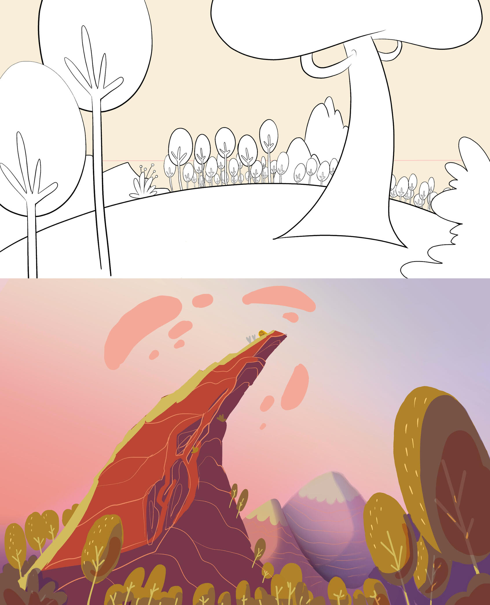 Layout and BG study