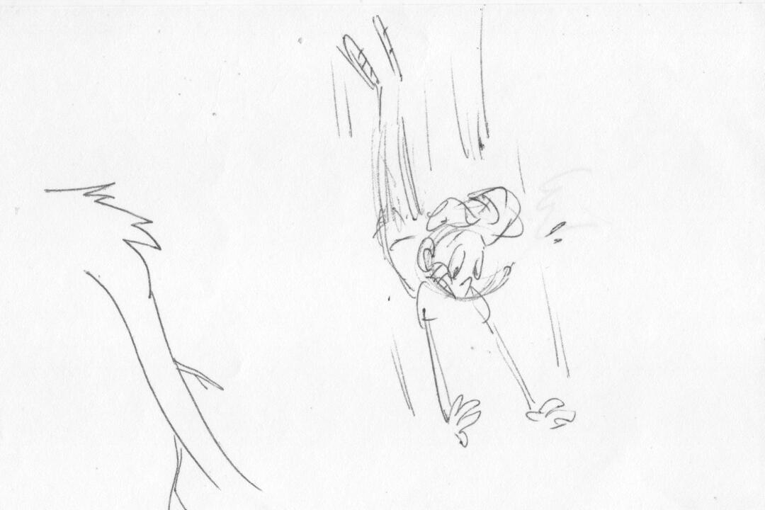 one of the scene I storyboarded, as example one of the scene I storyboarded, as example